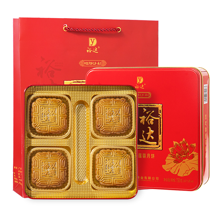 双黄白莲蓉月饼 750g